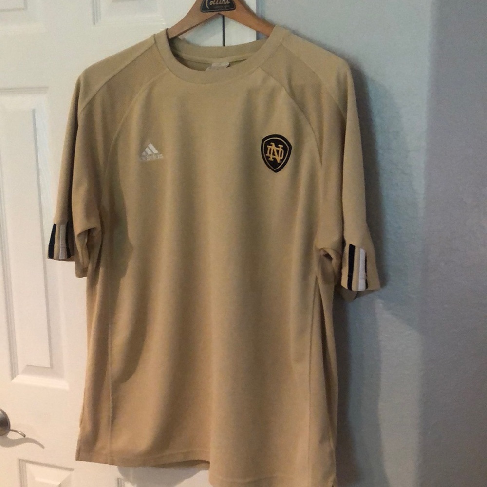 Mens Large Adidas Norte Dame performance